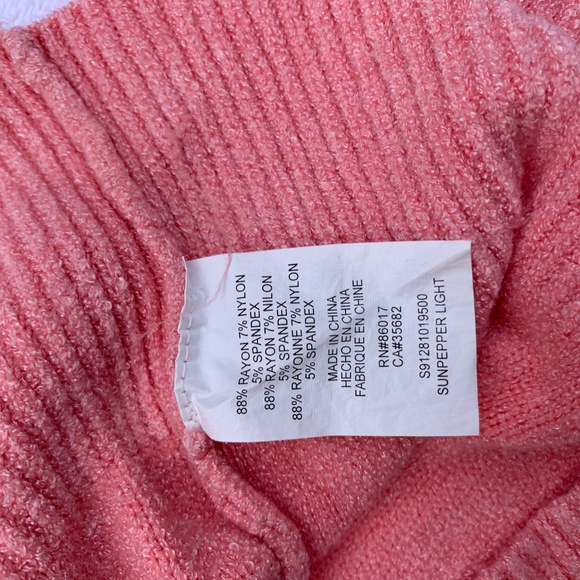 Brand New Bebe Pink Turtleneck Sweater - Picture 5 of 6